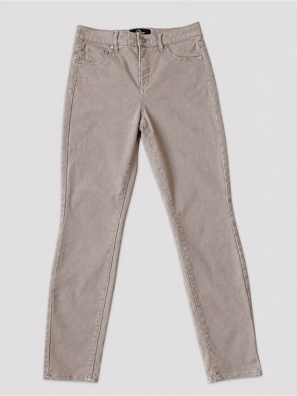 JORDACHE High Rise Skinny Jeans Corduroy in Taupe Beige Size US 6